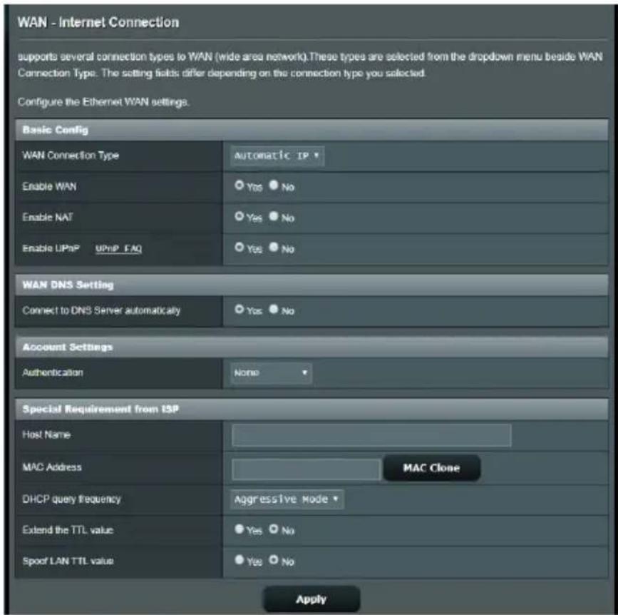 ASUS RT-BE58U - Connexion internet - 1