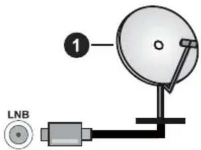 PANASONIC TB-43W63AE9 - Branchement de l'antenne - 1