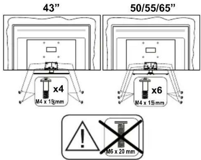 PANASONIC TB-43W63AE9 - Samling af soklen - 2