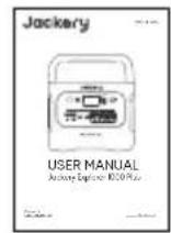Jackery Explorer 1000 Plus - PACKAGE LIST - 4