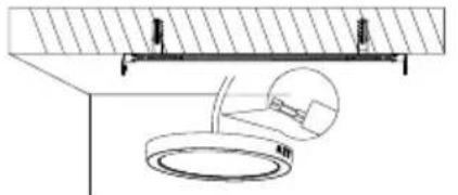 V-TAC VT-60006 - SURFACE PANEL INSTALLATION DIAGRAM - 6