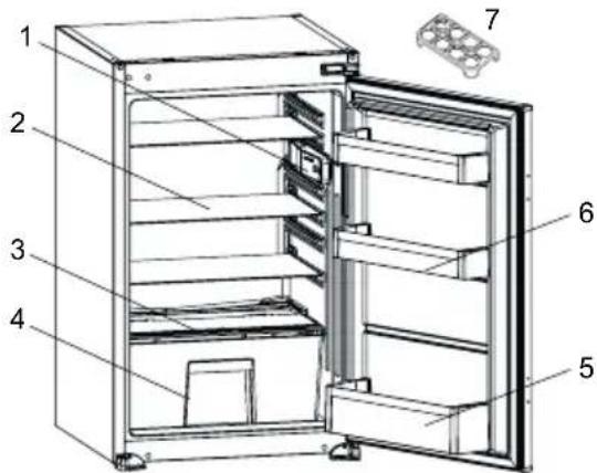 INDESIT INS 9312 - DESCRIPTION OF THE APPLIANCE - 1