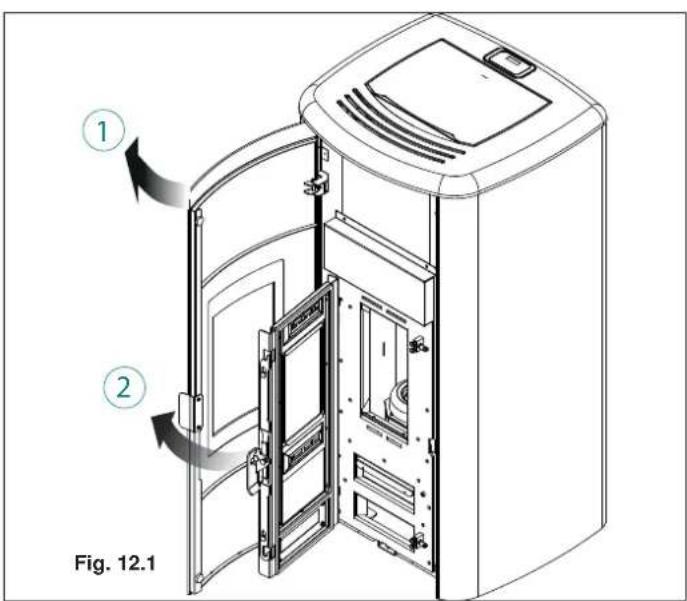 Palazzetti Ecofire Mirella Idro 15 water - Cleaning the glass - 1
