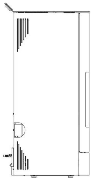Palazzetti Ecofire Nina 8 air - Dimensions - 2