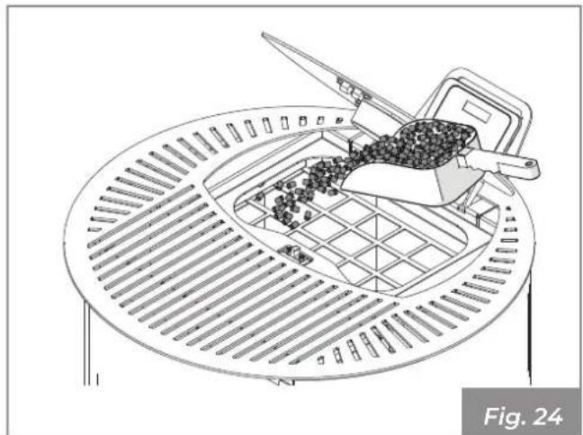 Palazzetti Ecofire Nina 8 air - Pellet loading - 2