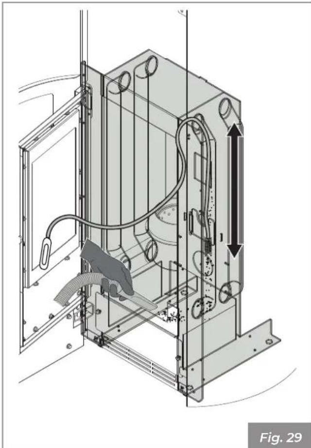 Palazzetti Ecofire Nina 8 air - Manutenzione del collettore fumi - 1