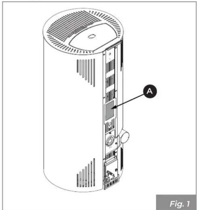 Palazzetti Ecofire Nina 8 air - Serial plate - 1