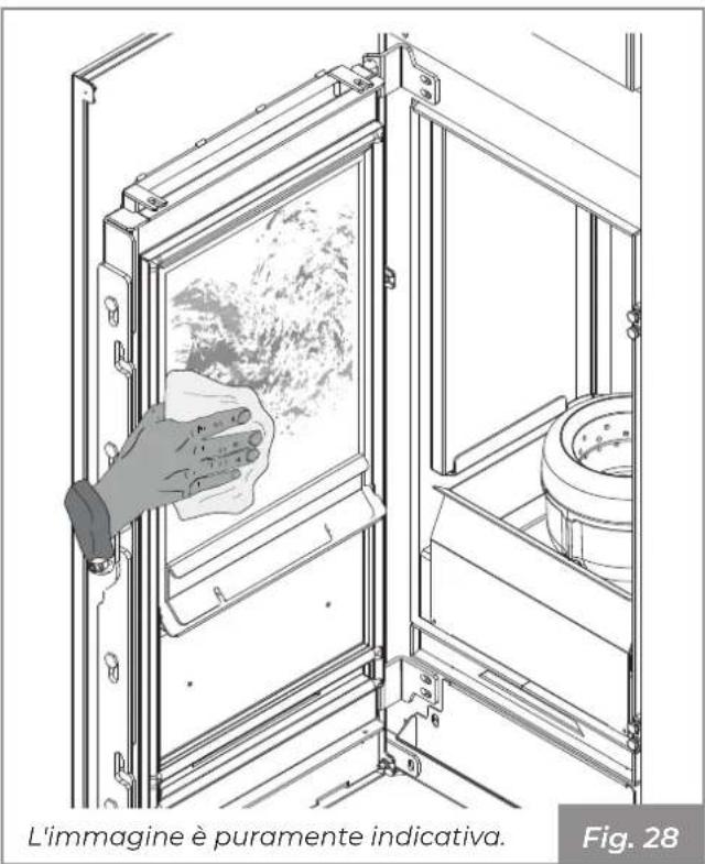 Palazzetti Ecofire Nina 8 air - Pulizia del vetro - 2
