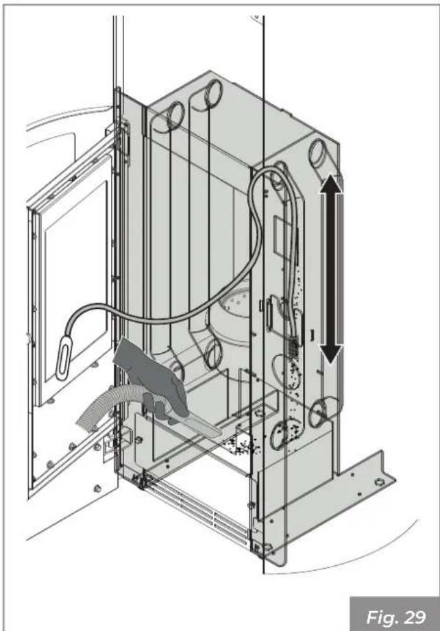 Palazzetti Ecofire Melita - Entretien du collecteur des fumées - 1