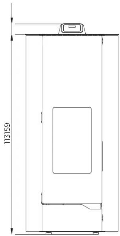 Palazzetti Ecofire Melita - Dimensions - 5