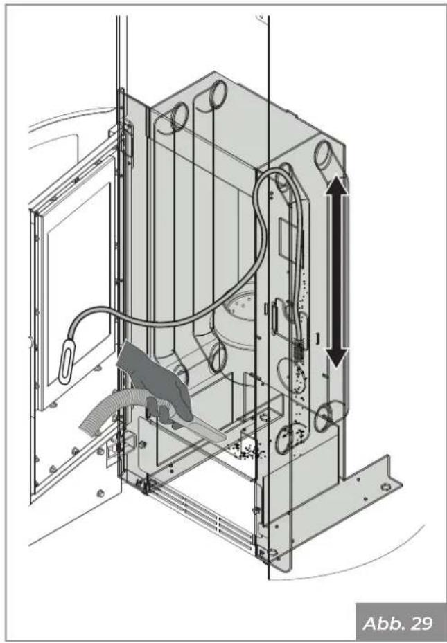 Palazzetti Ecofire Melita - Wartung des Rauchgassammlers - 1