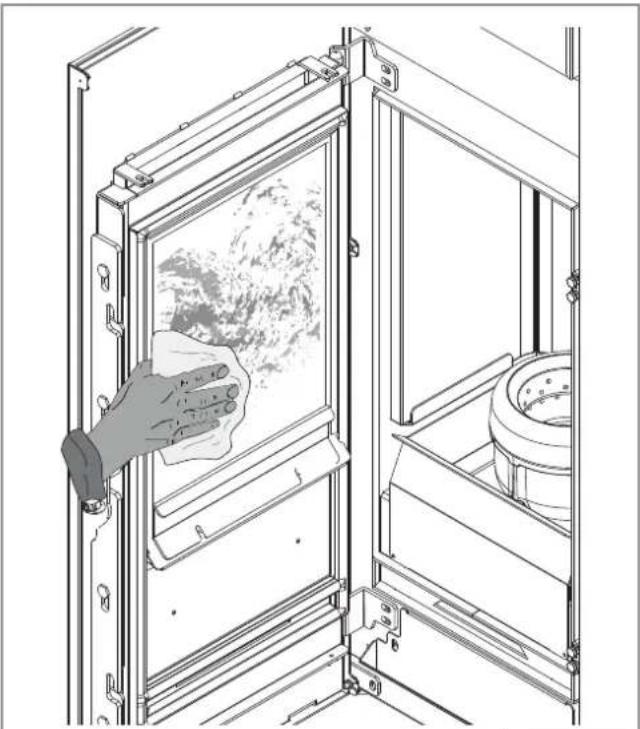 Palazzetti Ecofire Melita - Limpieza del vidrio - 2