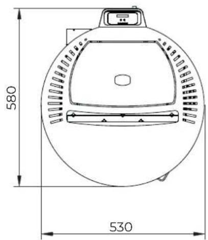 Palazzetti Ecofire Melita - Dimensions - 3