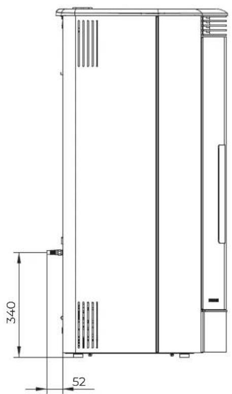 Palazzetti Ecofire Marianne 9 air - Dimensions - 2