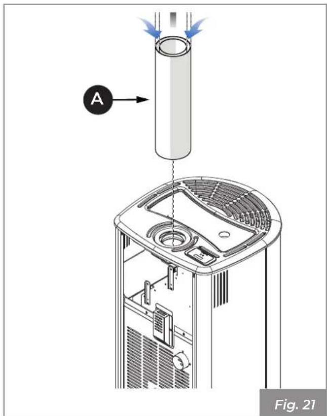 Palazzetti Ecofire Marianne 9 air - Tubo coaxial - 1
