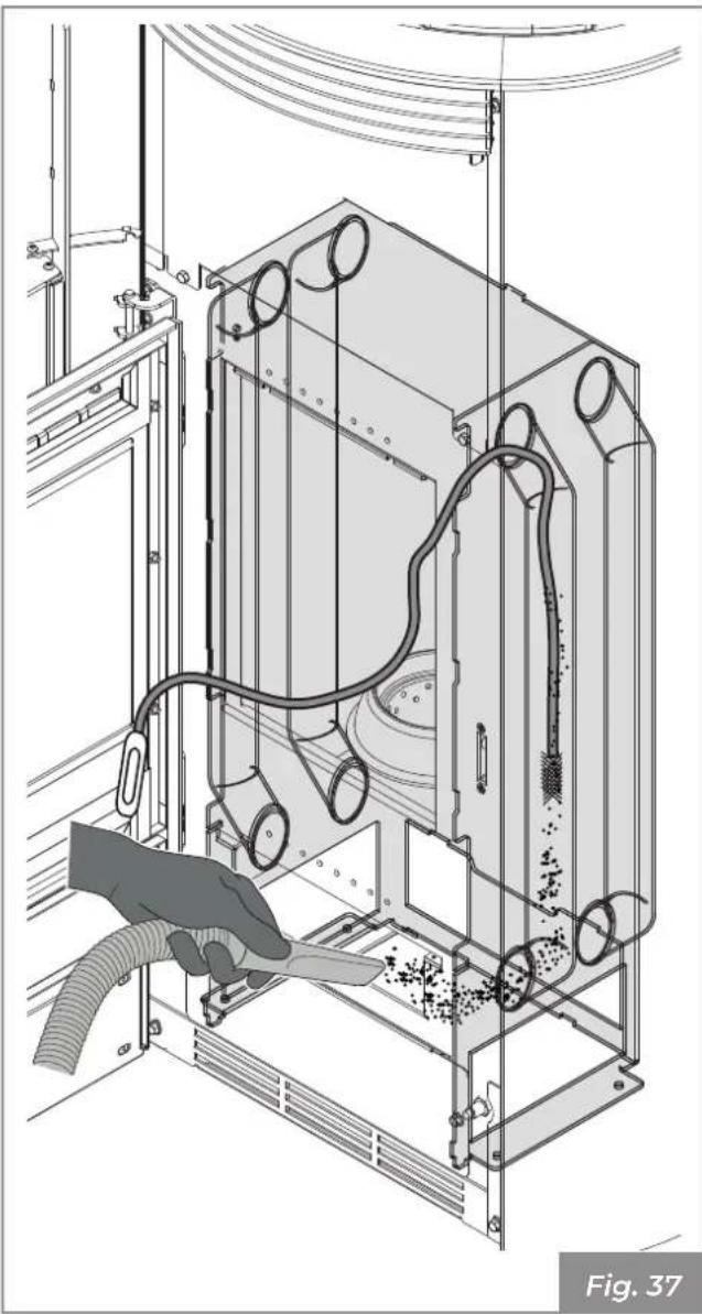 Palazzetti Ecofire Marianne 9 air - Mantenimiento del colector de humos - 1