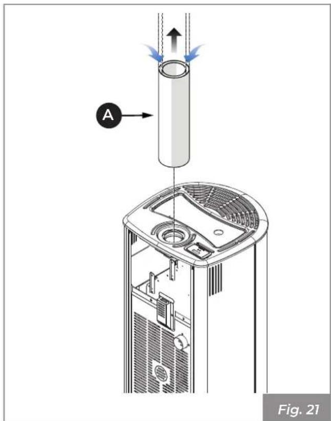 Palazzetti Ecofire Marianne 9 air - Tube coaxial - 1