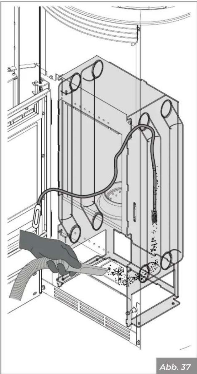 Palazzetti Ecofire Marianne 9 air - Wartung des Rauchgassammlers - 1