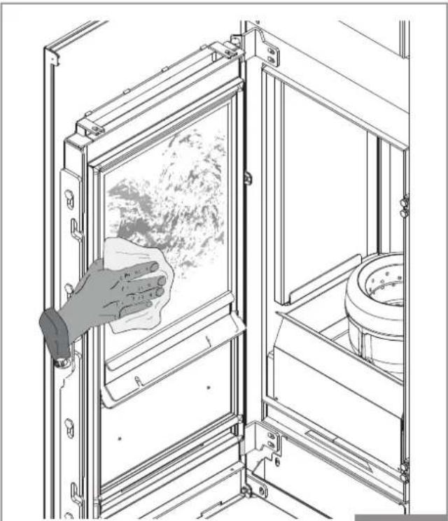Palazzetti Ecofire Marianne 9 air - Pulizia del vetro - 2