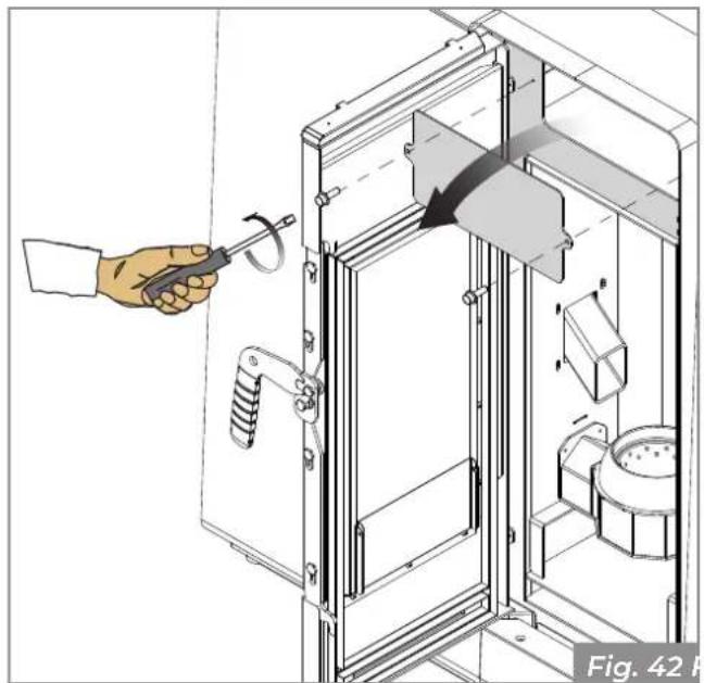 Palazzetti Ecofire Michelle 8 air - Nettoyage conduit d'évacuation de la fumée - 3