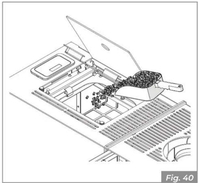 Palazzetti Ecofire Michelle 8 air - Pellet loading - 2