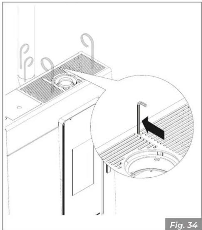 Palazzetti Ecofire Michelle 8 air - Hot air outlet selector - 2