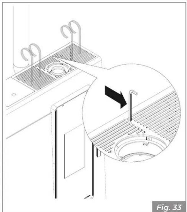 Palazzetti Ecofire Michelle 8 air - Sélecteur sortie air chaud - 1