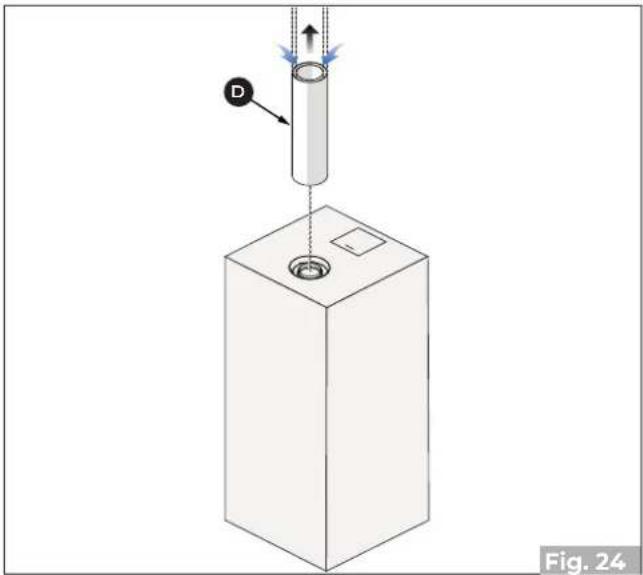 Palazzetti Ecofire Emily 9 Pro2 - Tubo coaxial - 1