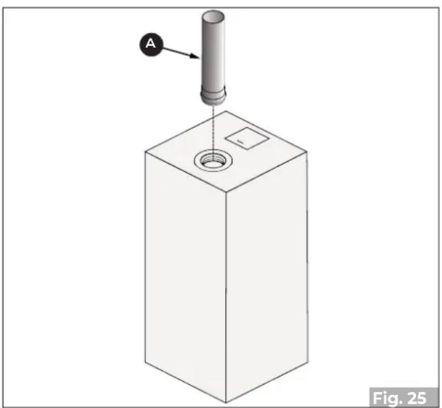 Palazzetti Ecofire Emily 9 US Pro2 - Tube à simple paroi et prise d'air dans la pièce - 1