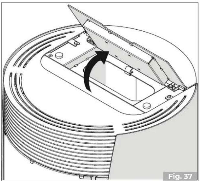 Palazzetti Ecofire Emily 9 US Pro2 - Pellet loading - 2