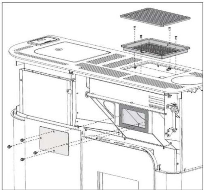 Palazzetti Ecofire Ginger 9 air - ACCESS TO THE SMOKE FAN - 1