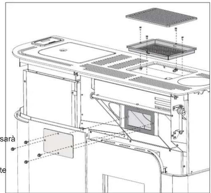 Palazzetti Ecofire Ginger 9 air - ACCESSO AL VENTILATORE DEI FUMI - 1