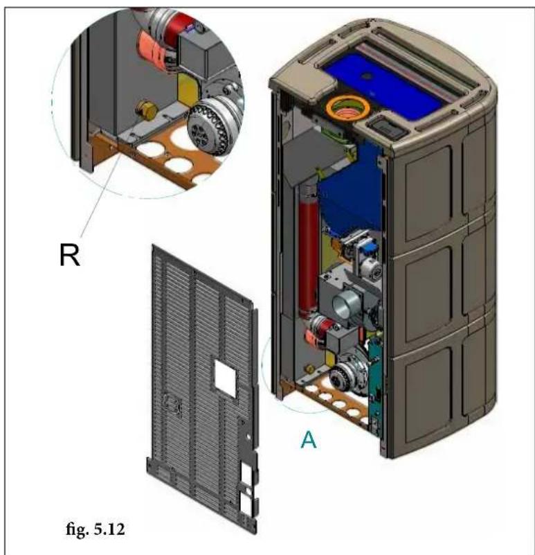 Palazzetti Ecofire Anna US 9 Pro 2 air - Scarico a tetto mediante camino tradizionale - 1