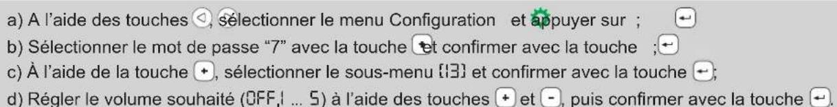 Palazzetti Ecofire Martina Idro Lux 15 water - Mise au point du volume de l'avertisseur sonore - 1