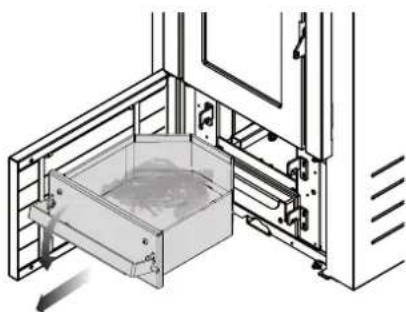 Palazzetti Ecofire Martina Idro Lux 15 water - Cleaning the ash bin - 4
