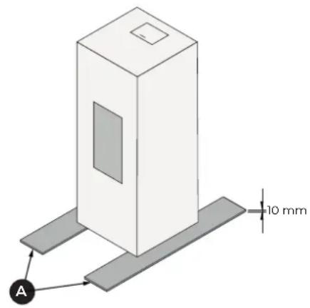 Palazzetti Ecofire Dadò Idro 9N water - Prüfen der Auflagefläche - 2