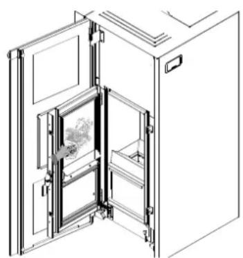 Palazzetti Ecofire Dadò Idro 9N water - Einigung des Glases - 1