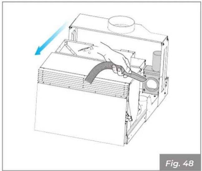 Palazzetti Ecofire for building in A70 air - Limpieza del T humos - 2