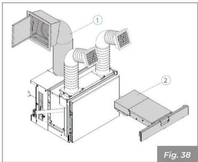 Palazzetti Ecofire for building in A70 air - Options available - 1