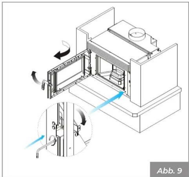 Palazzetti Ecofire for building in A70 air - - Entfern der Transportpalette - 1