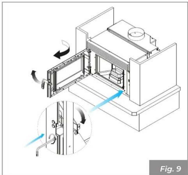 Palazzetti Ecofire for building in A70 air - - Removal of the transport pallet - 1