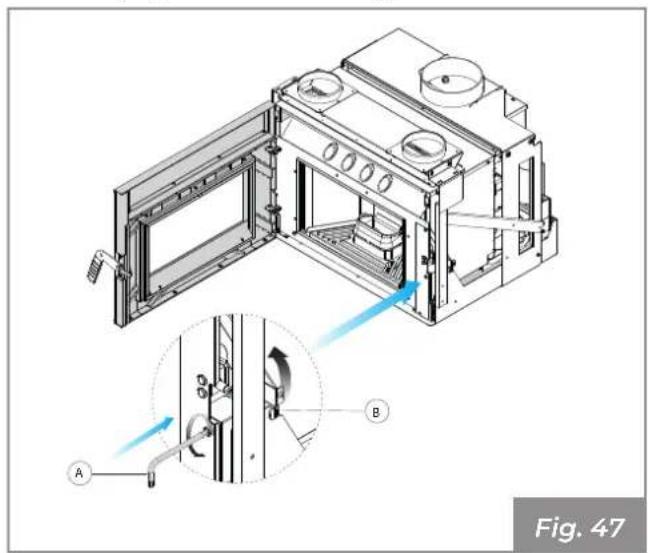 Palazzetti Ecofire for building in A70 air - Pulizia del Tee fumi - 1