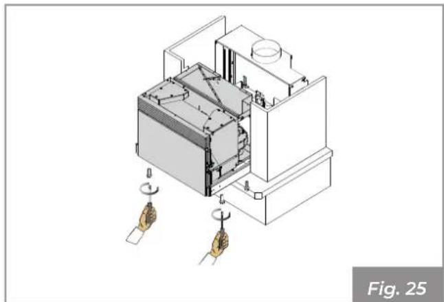 Palazzetti Ecofire for building in A70 air - Colocacion del generator sin pedestal - 3