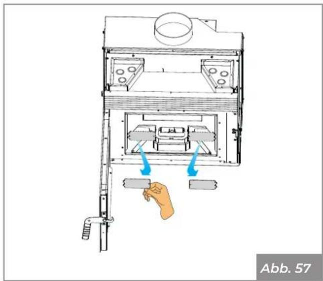 Palazzetti Ecofire for building in A70 air - Wartung des Geräts - 7