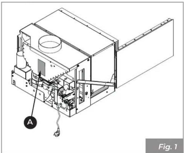 Palazzetti Ecofire for building in A70 air - Placa de la matricula - 1