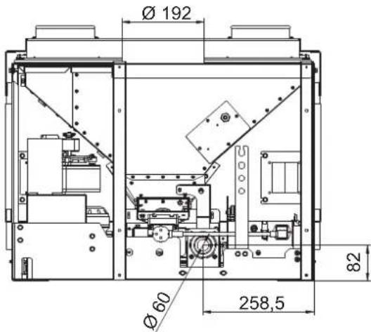 Palazzetti Ecofire for building in A70 air - Dimensioni - 8