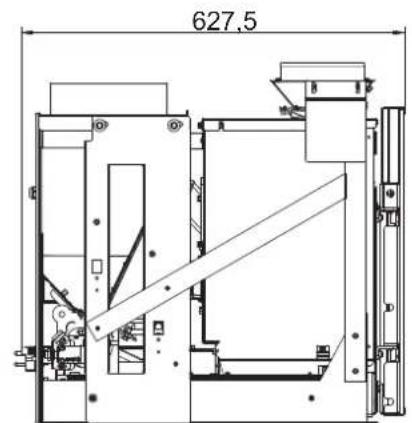 Palazzetti Ecofire for building in A70 air - Dimensiones - 6