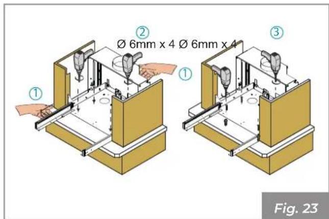 Palazzetti Ecofire for building in A70 air - Positioning the generator without pedestal - 1