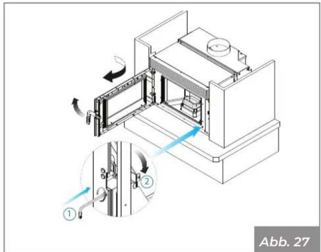 Palazzetti Ecofire for building in A70 air - Positionierung des Generators ohne Sockel - 5