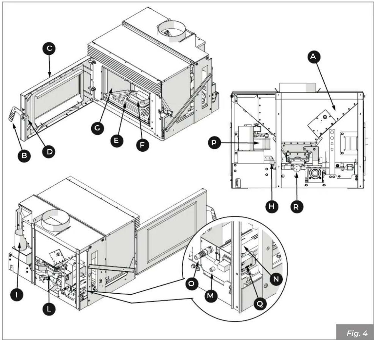 Palazzetti Ecofire for building in A70 air - Descrizione - 2